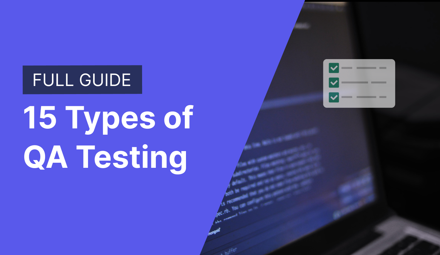 15 different testing types every QA should know