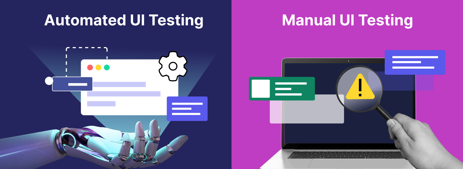 Automated UI Testing vs manual UI testing