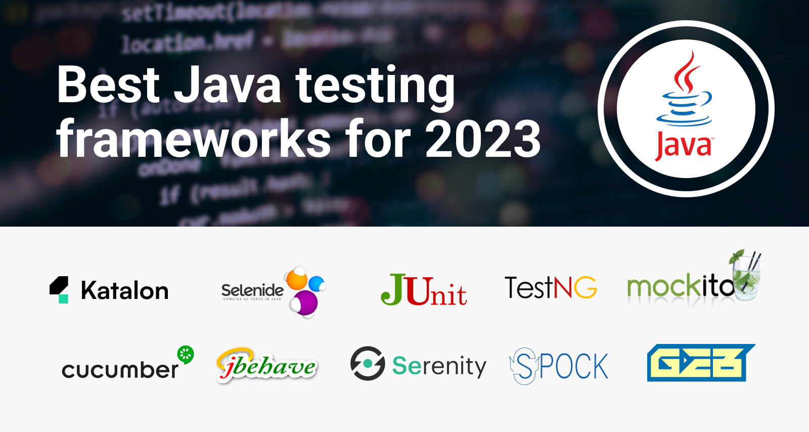 Best Java testing frameworks for 2023