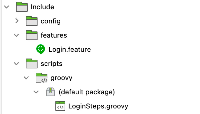 Create a new Groovy script to add step definition