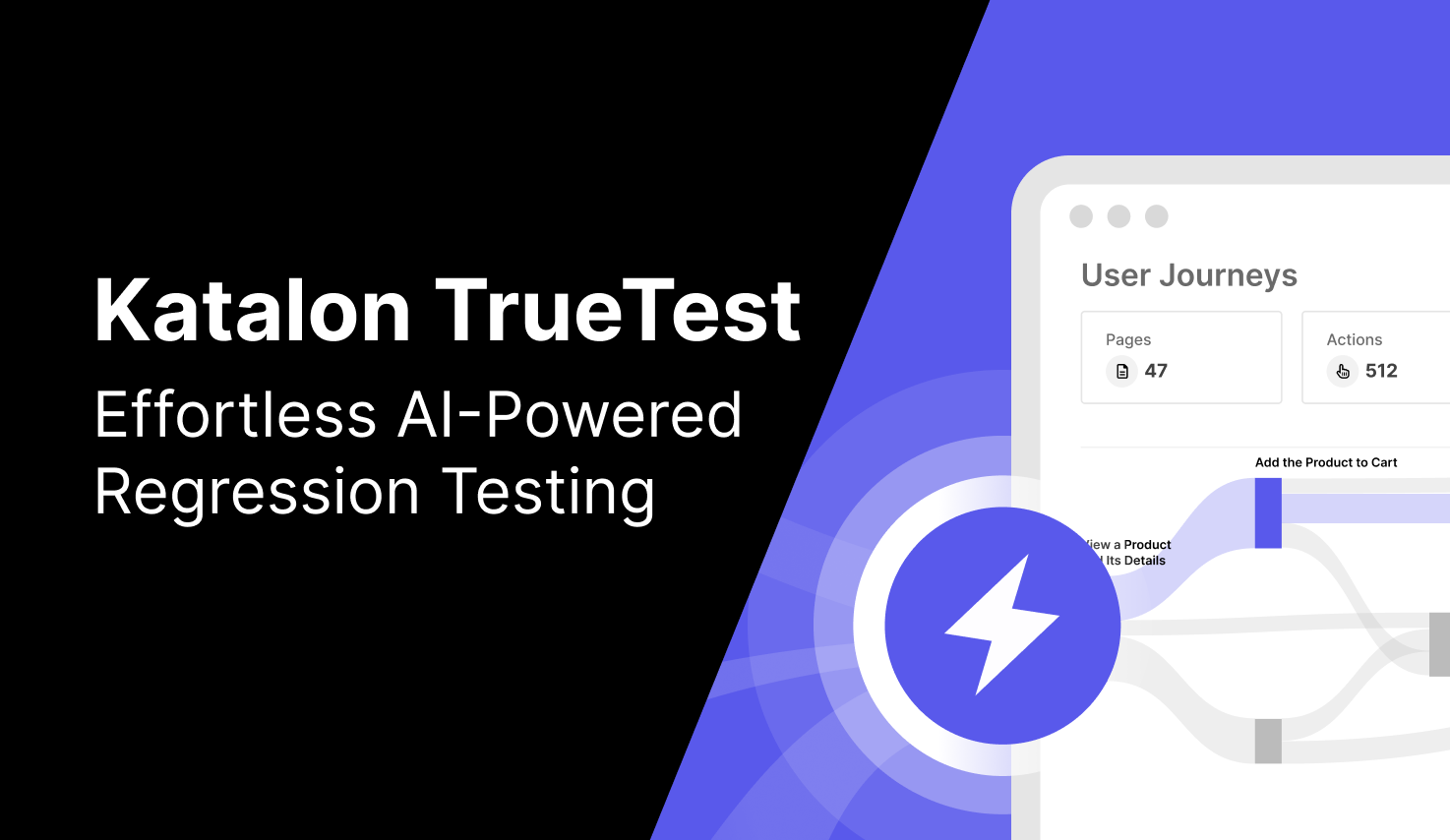 Katalon TrueTest AI-powered regression testing