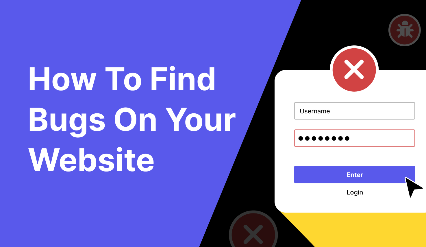 how to find bugs on your websites