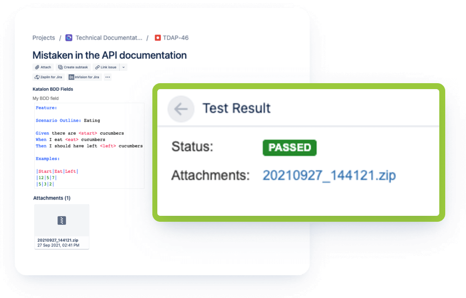 Full access to automated test results